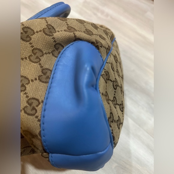 Gucci Handbag GG Canvas Leather blue - Picture 16 of 17